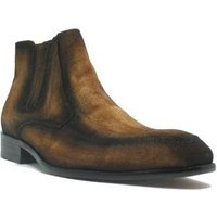 AlbertoNardoniStore Men's Dress Ankle Boots Leather Suede Chelsea — Mens Casual Shoes