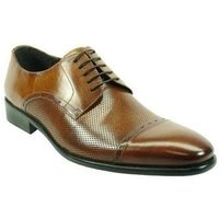Chaussures à lacets pour hommes AlbertoNardoniStore - Chaussures de cérémonie cognac — Chaussures décontractées pour hommes