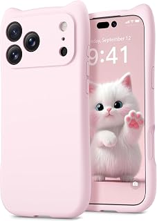Coque Magnétique GolbinBox pour iPhone 17 Pro Max avec Oreilles de Chat