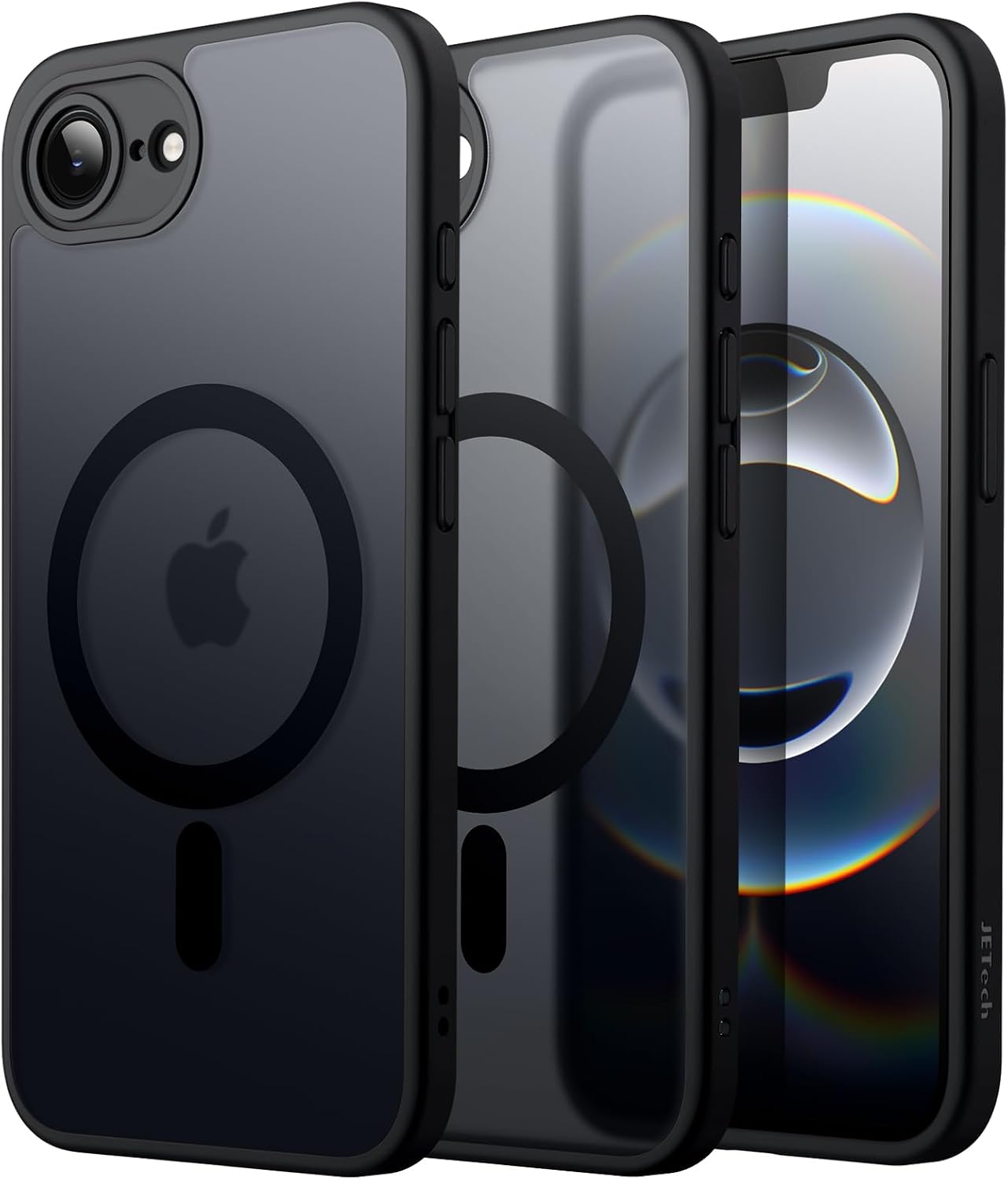 Étui Magnétique JETech pour iPhone 17e (2026) et 16e, Mince et Antichoc — Coque de téléphone
