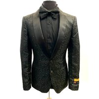 Los Angeles Tuxedo - Black Shawl Lapel Suit