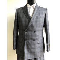 Costume à quatre boutons double poitrine - Charbon Slim Fi Costumes double poitrine