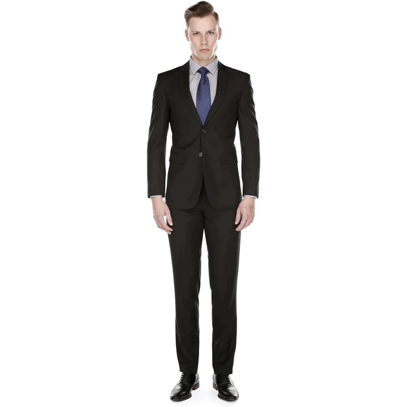 Costume ajusté noir pour homme - Alberto Nardoni Store — Costumes et vestons pour hommes