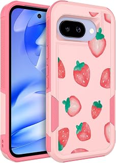 Google Pixel 9a Case 2025 Floral Design Military Grade Drop Protection