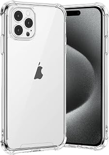 Étui Gueche Crystal Clear Antichoc pour iPhone 15 Pro — Coque de téléphone