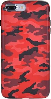 Red Camo iPhone 8 Plus and 7 Plus Case - Protective Cover