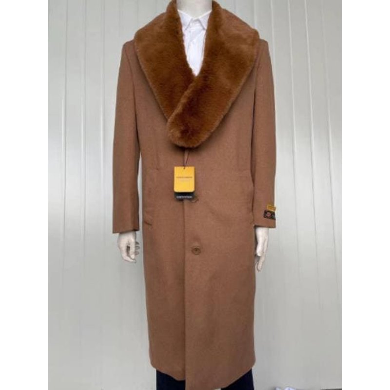 Manteau Long en Cachemire pour Hommes — Veste d'hiver Hommes