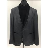 Black Tuxedo Jacket - Single Breasted Shawl Lapel — Mens Suits & Blazers