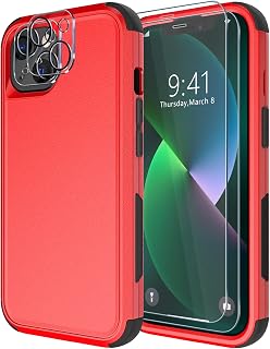Diverbox iPhone 13 Case with Tempered Glass and Camera Lens Protector — Phone Case