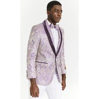 Veste de Tuxedo ivoire et rose clair
