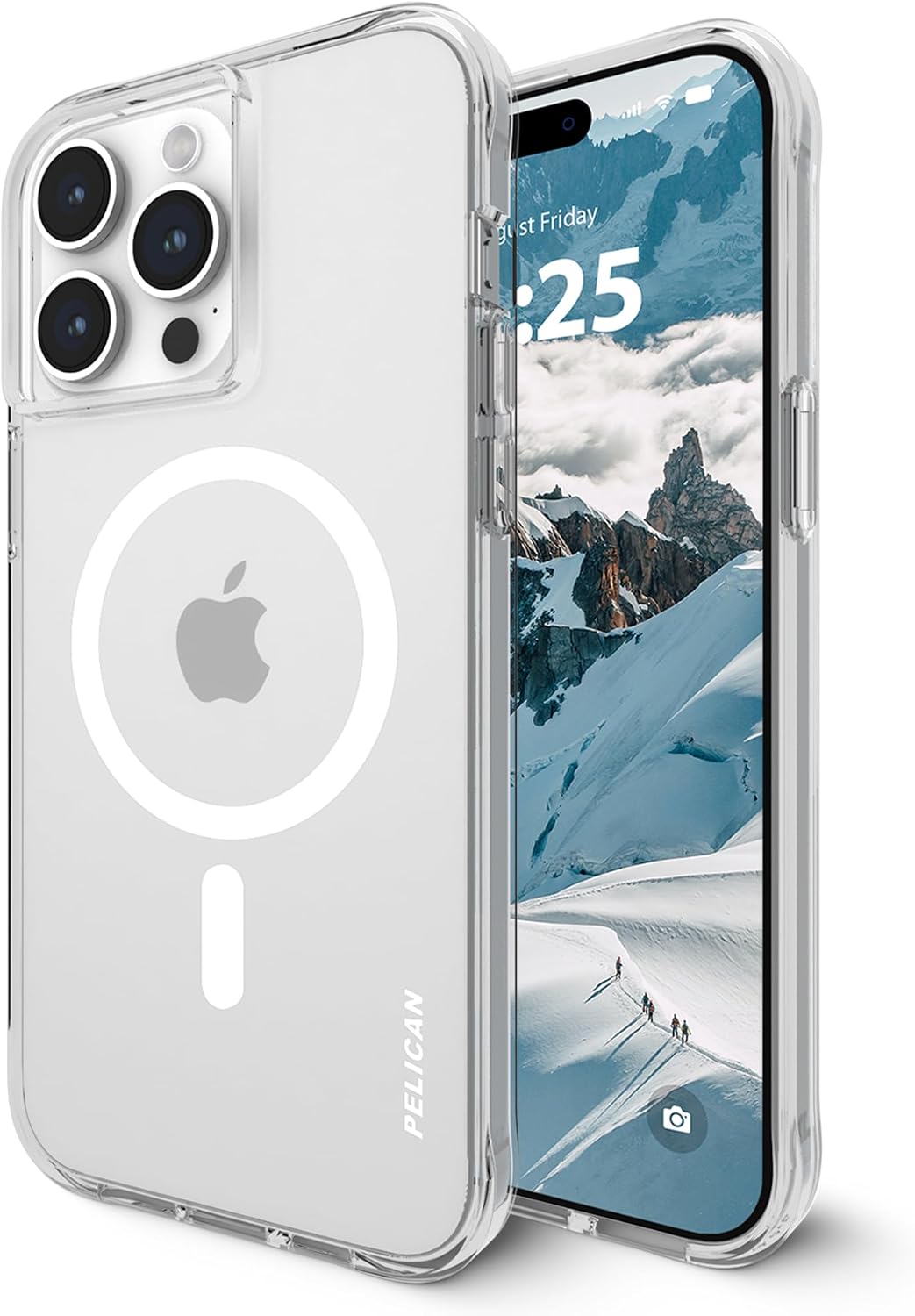 Étui Pelican Ranger Series pour iPhone 15 Pro Max - Transparent, compatible MagSafe — Coque de téléphone