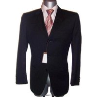 Men's 3 Button Jet Black Suit