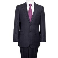 Mens Black Plaid Sport Coat — Mens Suits & Blazers