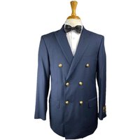 Blazer bleu marine pour hommes grande taille Alberto Nardoni