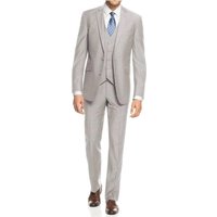 Costume Veste Slim Intelligent pour Hommes Alberto Nardoni Gris Clair