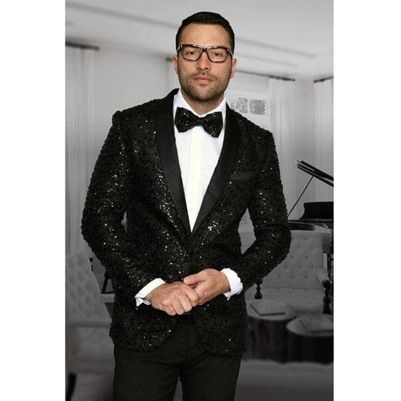 Hommes Brillant Blazer Hommes — Costumes et vestons pour hommes