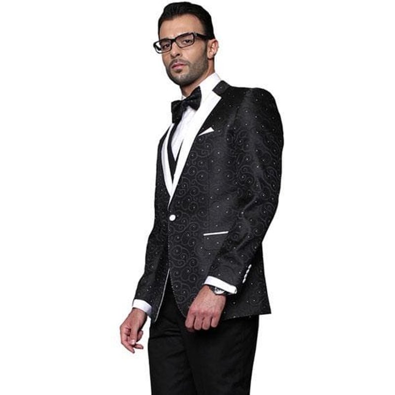 Hommes Brillant Blazer Hommes — Costumes et vestons pour hommes