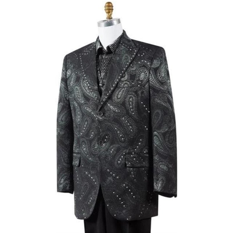 Men's Paisley Blazer — Mens Suits & Blazers