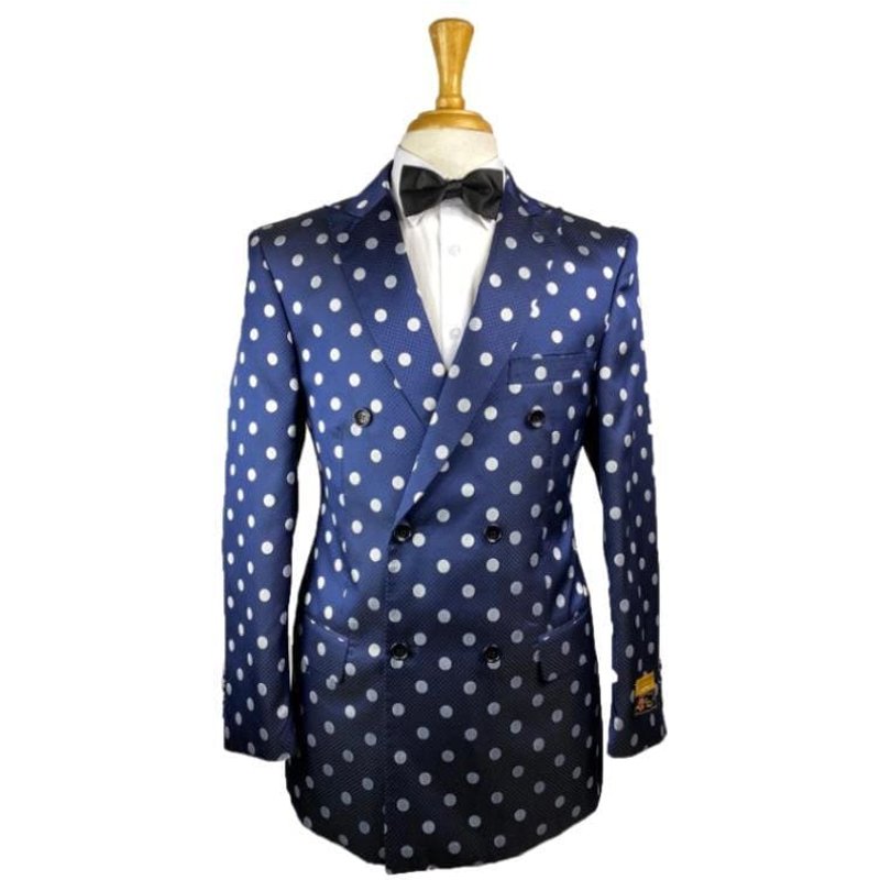 Mens Polka Dot Blazers — Mens Suits & Blazers