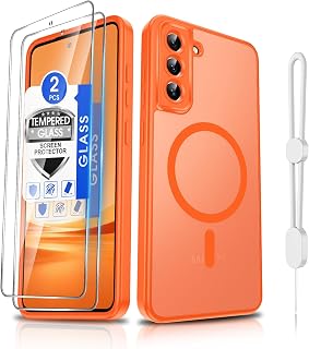 Dizn Phone Case for Samsung Galaxy S21 FE with Screen Protector