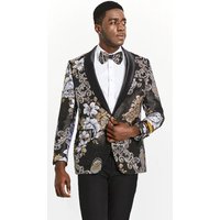 Black and Silver Men's Dinner Jacket — Mens Suits & Blazers