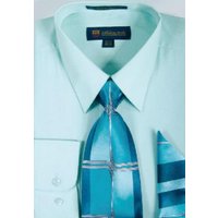 Alberto Nardoni Men's Mint Dress Shirt - French Cuff