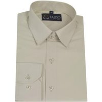Abordable de la déstockage hommes crème chemise de chemise Vente en ligne tendance — Chemises habillées pour hommes