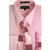Abordable de la déstockage Hommes chemise rose Shirt Vente en ligne tendance