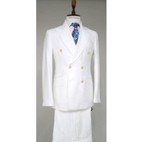 Costume Homme Blanc et Or - Tuxedo de Bal
