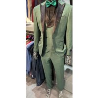 Emerald Green Blazer - Men's Single Breasted Blazer — Mens Suits & Blazers