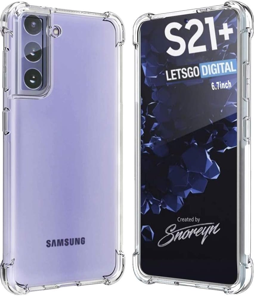 Coque transparente Samsung Galaxy S21 Plus 5G, protection TPU anti-choc — Coque de téléphone
