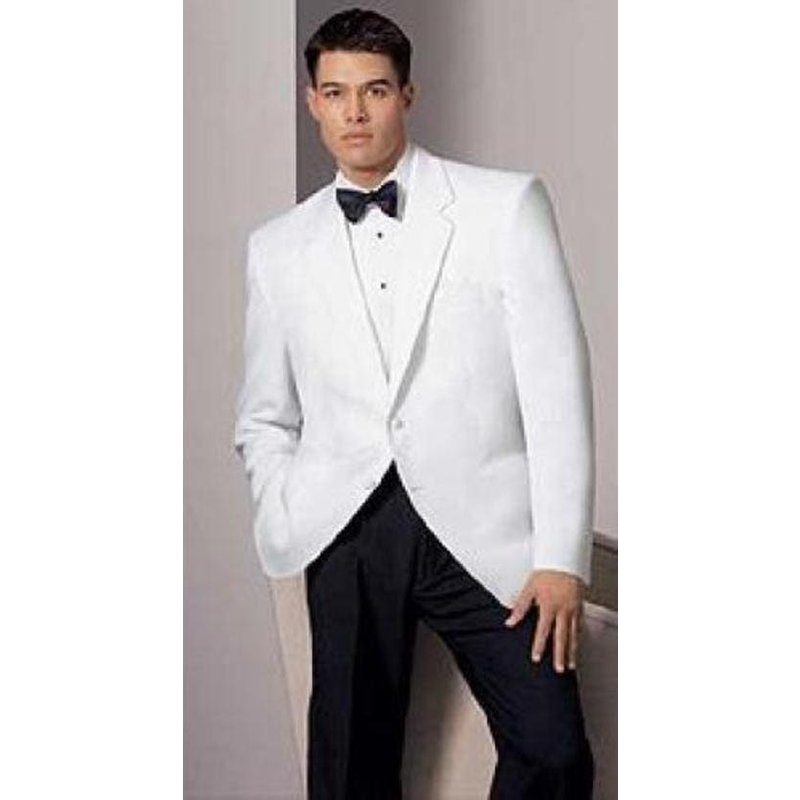 Veste de dîner blanche à 2 boutons Alberto Nardoni — Costumes et vestons pour hommes