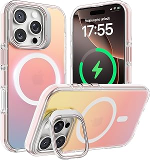 ORNARTO iPhone 16 Pro Max Case with Built-in Stash Stand — Phone Case