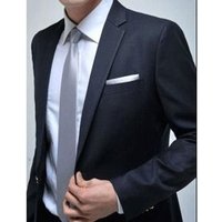 Men's Slim Fit Black Suit with Shirt and Tie Combo — Mens Suits & Blazers