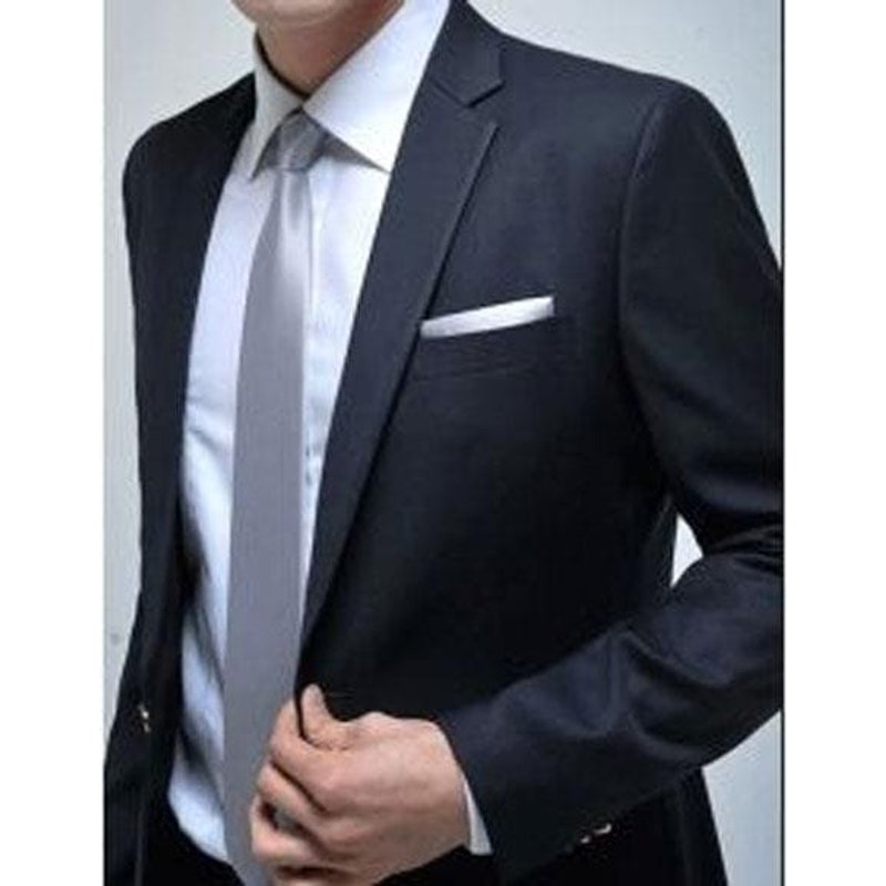 Coupe en costume homme avec chemise et cravate - Coupe noire — Costumes et vestons pour hommes