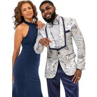 Men's Paisley Pattern Tuxedo with Vest