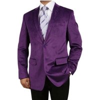 Blazers pour velours violet pour hommes