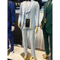 Tuxedo 3 pièces slim fit pour homme Alberto Nardoni en gris