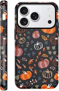 Étui pour iPhone 17 Pro Max - Étui en TPU Shockproof avec design d'automne