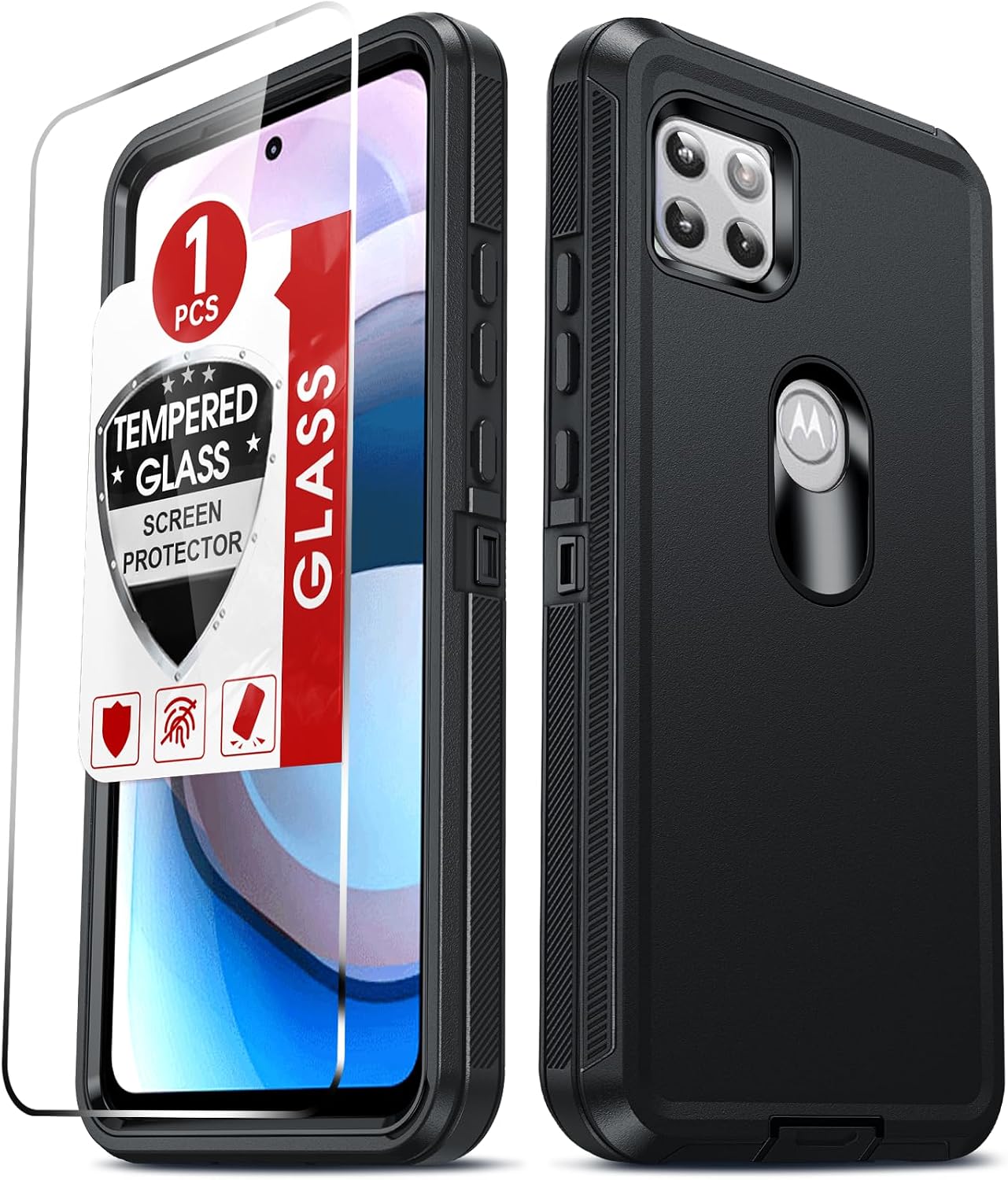 LeYi Motorola One 5G Ace Case - Heavy Duty Rugged Cover — Phone Case
