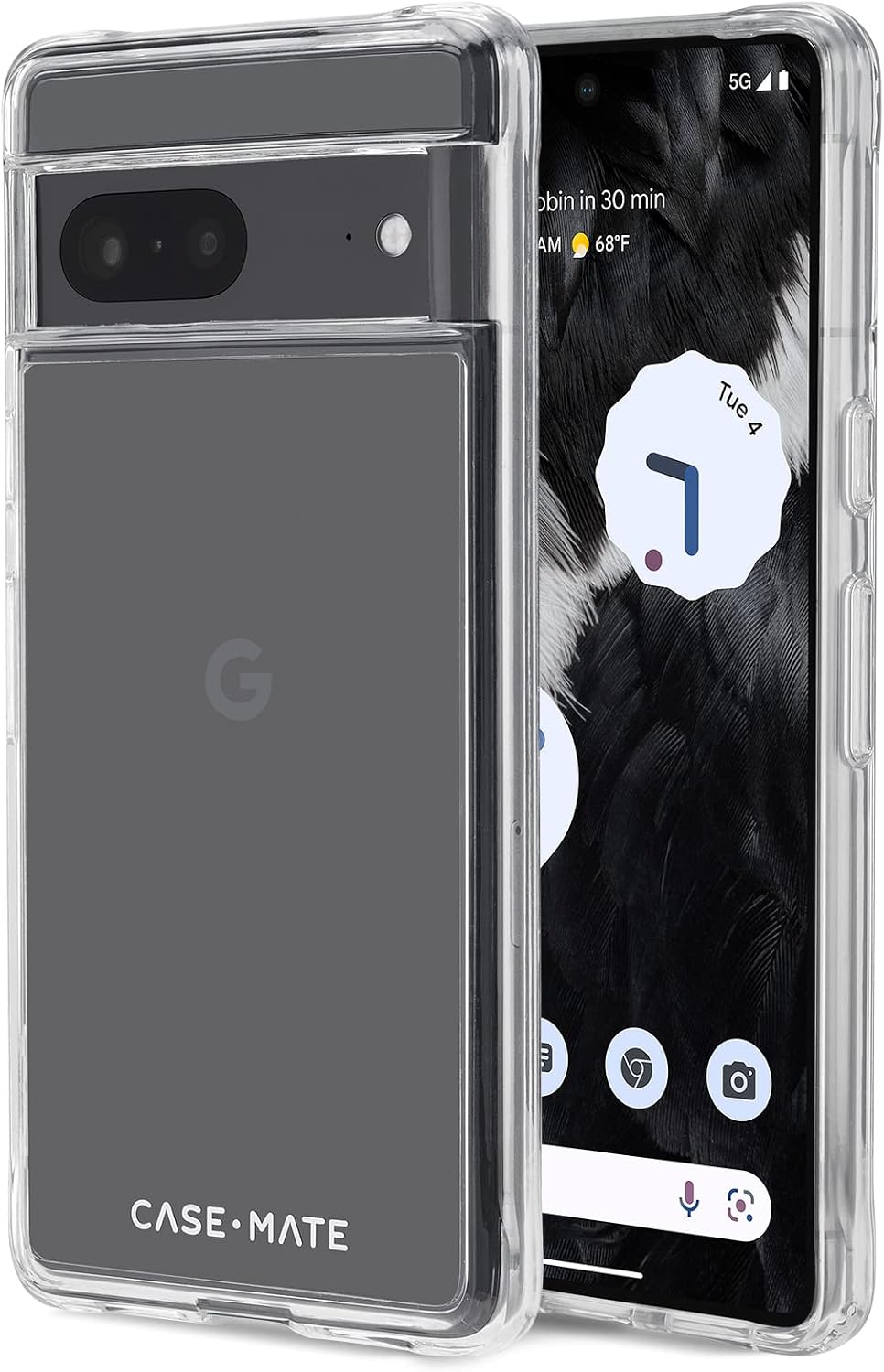 Étui Case-Mate Tough Series pour Google Pixel 7 - Transparent avec protection contre les chutes de 10 pieds — Coque de téléphone