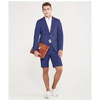 Mens Indigo Two Piece Suit Set