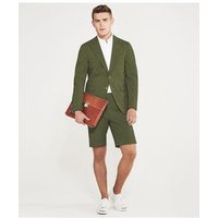 Mens Olive Two Piece Suit Set — Mens Suits & Blazers