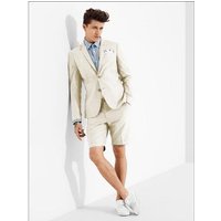 Mens Ivory Two Piece Suit Set
