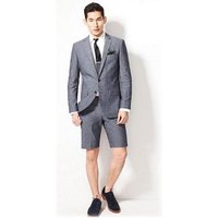 Mens Grey Two Piece Suit Set — Mens Suits & Blazers