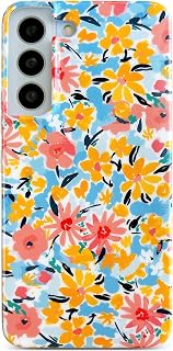 Qokey Floral Case for Galaxy S21-FE 5G - Soft Shockproof Bumper — Phone Case