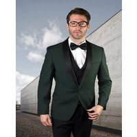 Alberto Nardoni Men's Green Shawl Lapel Tuxedo
