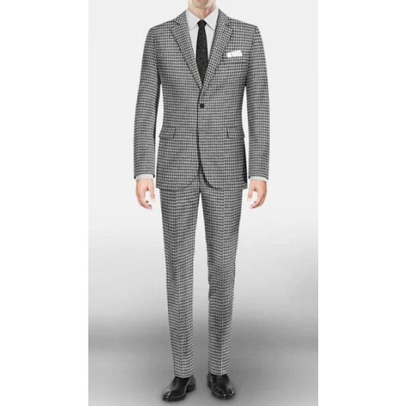 Costume gris et noir - Costume unique au sein — Costumes et vestons pour hommes