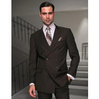 Hommes Brun Double seins — Costumes et vestons pour hommes