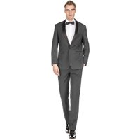 Gray and Black Slim Fit Shawl Tuxedo for Men — Mens Suits & Blazers